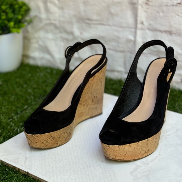 VERONICA BEAR
Dali Sand Suede Peep-Toe Wedge Platform Sandals size 9 - Picture 3 of 16